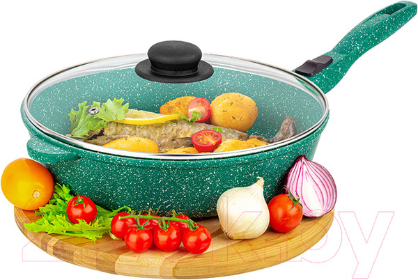 Изображение товара Сковорода Elan Gallery Гармония вкуса / 120649 (изумруд)