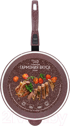 Изображение товара Сковорода Elan Gallery Гармония вкуса / 120774 (рубин)