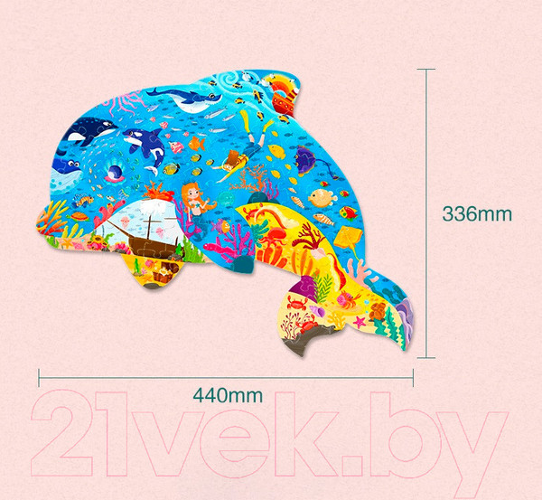 Изображение товара Пазл Top Goods Дельфин CH-02-009