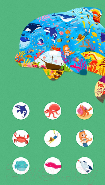 Изображение товара Пазл Top Goods Дельфин CH-02-009