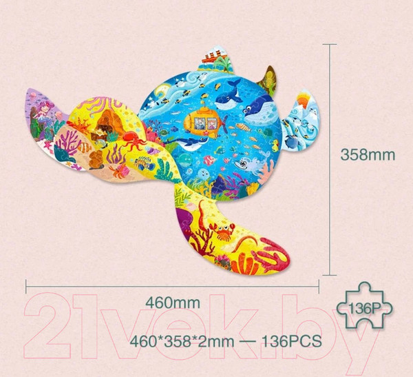 Изображение товара Пазл Top Goods Морская черепаха CH-02-011