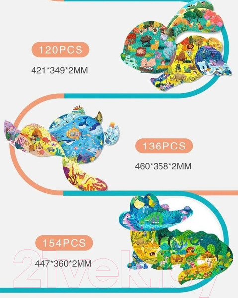Изображение товара Пазл Top Goods Морская черепаха CH-02-011