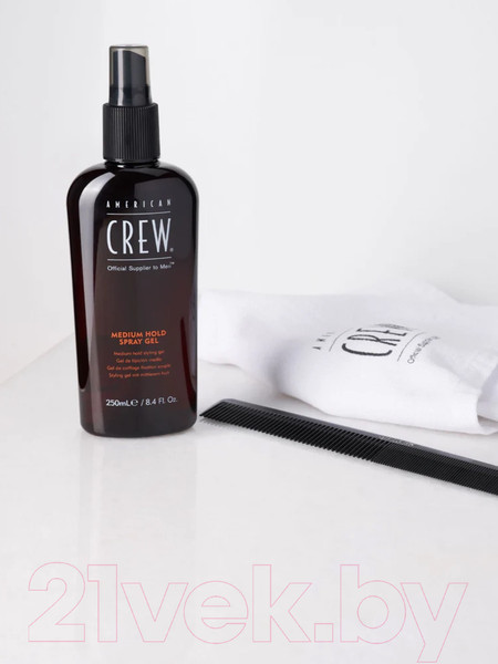 Изображение товара Спрей для укладки волос American Crew Classic Medium Hold Spray Gel средней фиксации (250мл)
