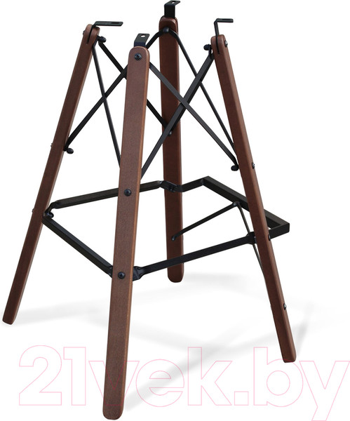 Изображение товара Стул барный Sheffilton SHT-ST35/S80 (латте/темный орех/черный муар)