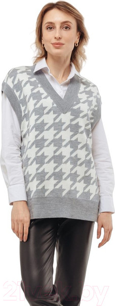 Изображение товара Жилет Romgil ТЗ686Ш (р.170-92-96-98-1102, серый/молочный)