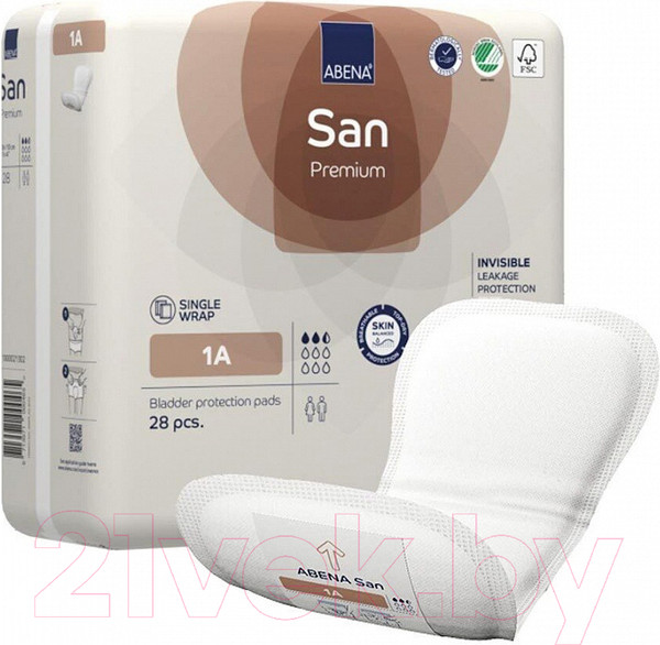 Изображение товара Прокладки урологические Abena San 1А Premium (28шт)