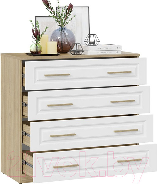 Изображение товара Комод ТриЯ Сэнди (вяз благородный/белый)