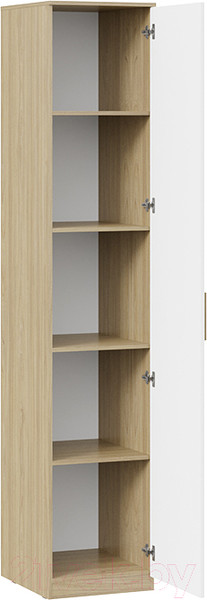 Изображение товара Шкаф-пенал ТриЯ Сэнди для белья (вяз благородный/белый)