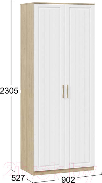 Изображение товара Шкаф ТриЯ Сэнди для одежды (вяз благородный/белый)