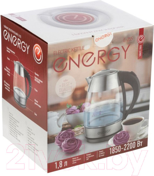 Изображение товара Электрочайник Energy E-255 / 164135 (черный)