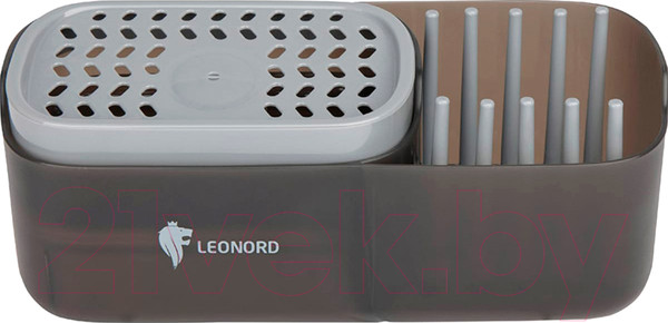 Изображение товара Дозатор моющего средства с подставкой для губки Leonord Sauber / 105851