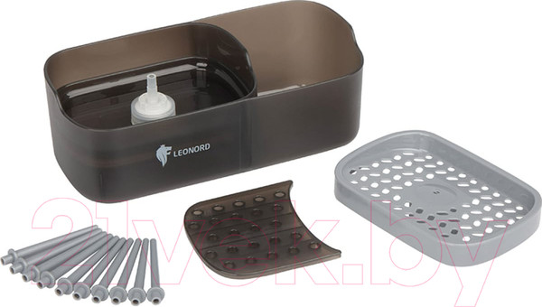 Изображение товара Дозатор моющего средства с подставкой для губки Leonord Sauber / 105851