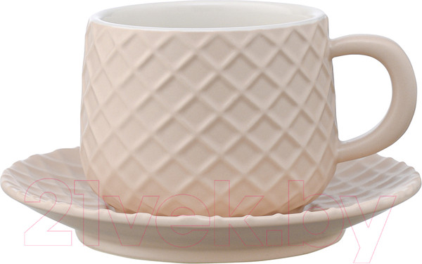 Изображение товара Чашка с блюдцем Liberty Jones Marshmallow / LJ000082 (топленое молоко)