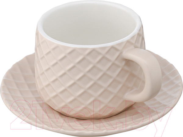 Изображение товара Чашка с блюдцем Liberty Jones Marshmallow / LJ000082 (топленое молоко)