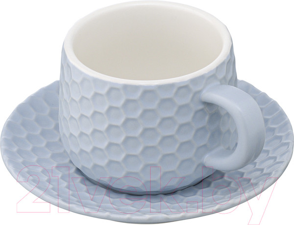 Изображение товара Чашка с блюдцем Liberty Jones Marshmallow / LJ000078 (голубой)