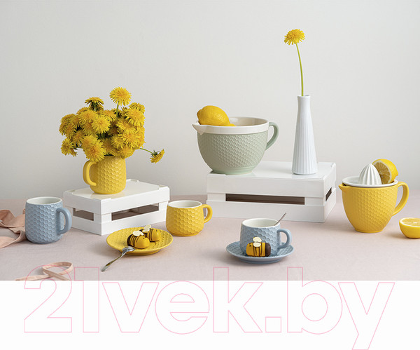 Изображение товара Чашка с блюдцем Liberty Jones Marshmallow / LJ000078 (голубой)