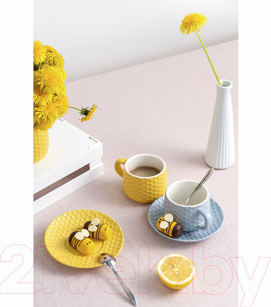 Изображение товара Чашка с блюдцем Liberty Jones Marshmallow / LJ000078 (голубой)