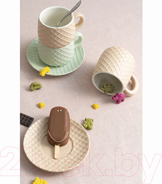 Изображение товара Чашка с блюдцем Liberty Jones Marshmallow / LJ000081 (мятный)