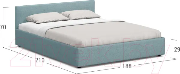 Изображение товара Двуспальная кровать Moon Family 1250 / К004363