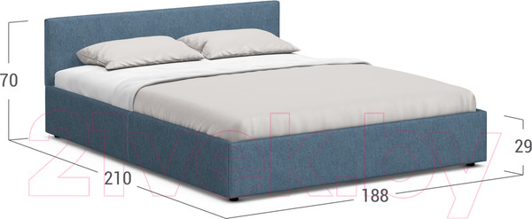 Изображение товара Двуспальная кровать Moon Family 1250 / К004369