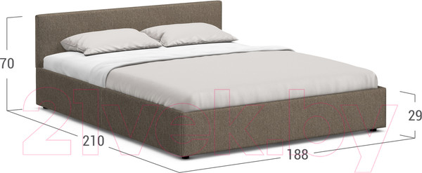 Изображение товара Двуспальная кровать Moon Family 1250 / К004366