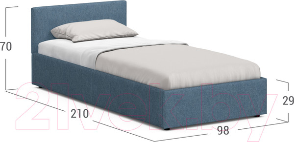 Изображение товара Односпальная кровать Moon Family 1250 / К004376
