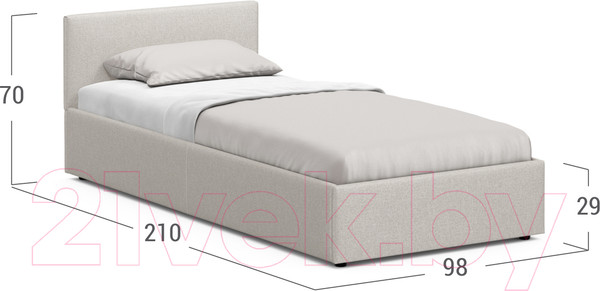 Изображение товара Односпальная кровать Moon Family 1250 / К004371