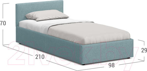 Изображение товара Односпальная кровать Moon Family 1250 / К004377