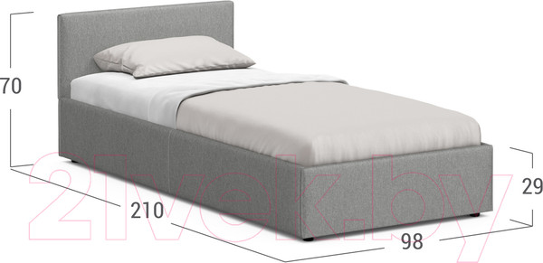 Изображение товара Односпальная кровать Moon Family 1250 / К004372
