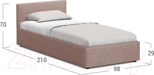Изображение товара Односпальная кровать Moon Family 1250 / К004374
