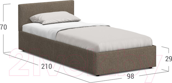 Изображение товара Односпальная кровать Moon Family 1250 / К004373
