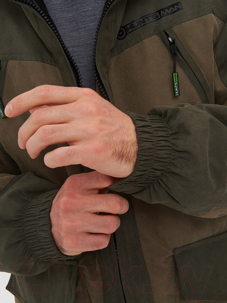 Изображение товара Костюм для охоты и рыбалки Huntsman Горка Люкс Исландия Хаки / 9635 (р-р 56-58/182-188)