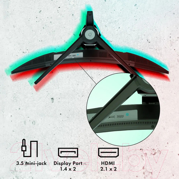 Изображение товара Монитор GMNG GM-34C11W LED (GM34VG01)