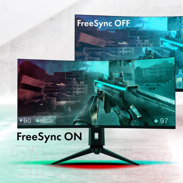 Изображение товара Монитор GMNG GM-34C11W LED (GM34VG01)