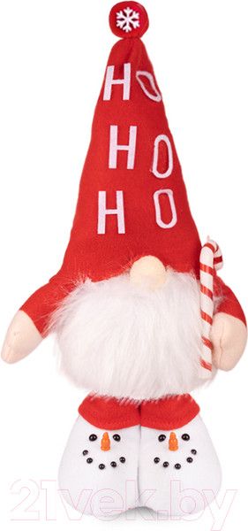 Изображение товара Фигура под елку Maxitoys Гном в красном колпаке и ботиночках со снеговичками/MT1503235153