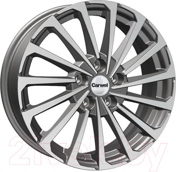 Изображение товара Литой диск Carwel Кагра 1721 Geely Сoolray 17x6.5" 5x114.3мм DIA 54.1мм ET 45мм (AGR)