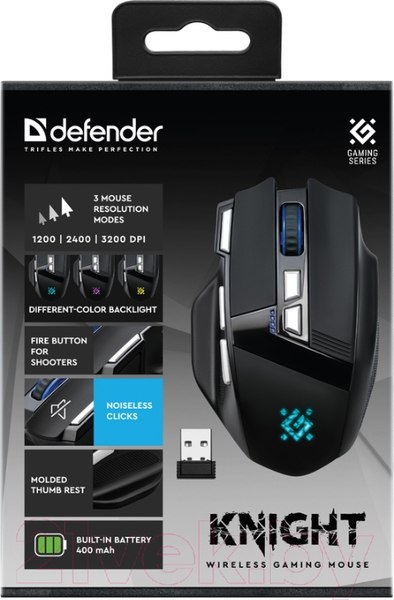 Изображение товара Мышь Defender Knight GM-885 / 52885