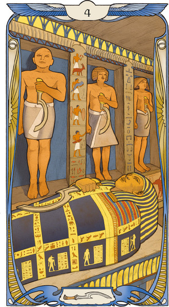 Изображение товара Гадальные карты Lo Scarabeo Egyptian Art Nouveau Tarot Cards EX293