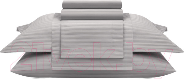 Изображение товара Комплект постельного белья Arya Vip Страйп Сатин 2сп / 8680943231192 (светло-серый)