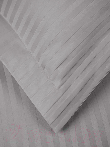 Изображение товара Комплект постельного белья Arya Vip Страйп Сатин 2сп / 8680943231192 (светло-серый)