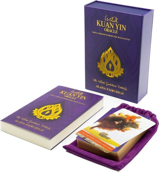 Изображение товара Гадальные карты Blue Angel Publishing Wild Kuan Yin Oracle Cards - Velvet Goddess Edition / WYVG