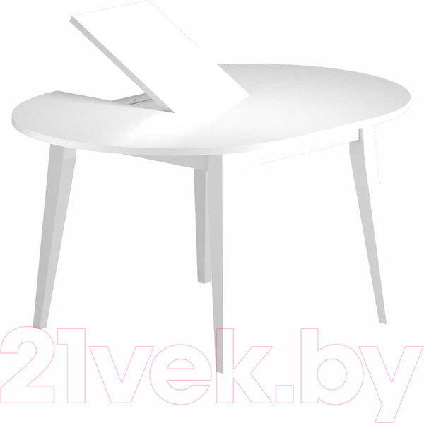 Изображение товара Обеденный стол Васанти Плюс Партнер 100 (глянец белый/белый)