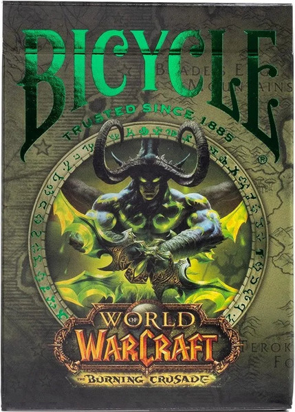 Изображение товара Игральные карты Bicycle World of Warcraft Burning Crusade Standard Index / 10037566