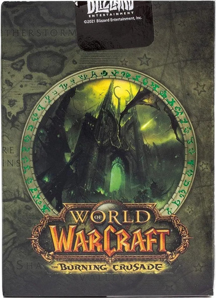 Изображение товара Игральные карты Bicycle World of Warcraft Burning Crusade Standard Index / 10037566