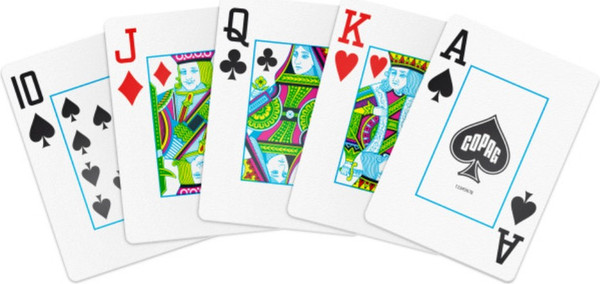 Изображение товара Игральные карты Copag 1546 Elite Plastic Poker Size Jumbo Ind. Red Single Deck / 039-8