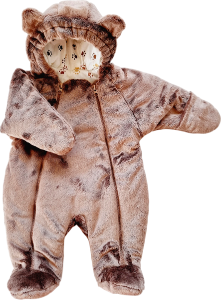 Изображение товара Комбинезон прогулочный детский Sofi Лапки / 3140-3 (р.68, капучино)