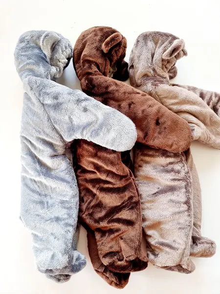 Изображение товара Комбинезон прогулочный детский Sofi Лапки / 3140-5 (р.68, светло-серый)