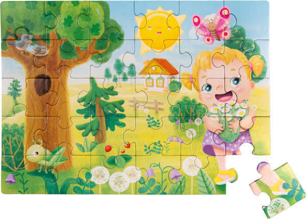 Изображение товара Развивающая игра Baby Toys First Puzzle 4 в 1. Времена года / 04363