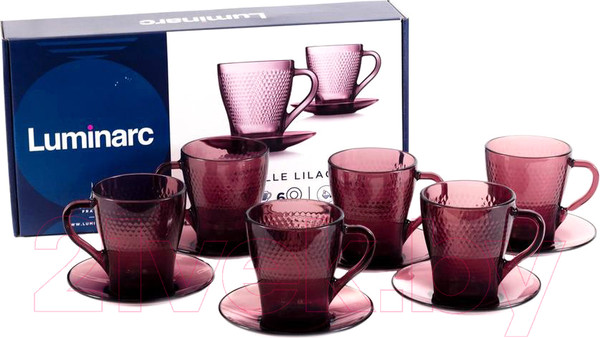 Изображение товара Набор для чая/кофе Luminarc Идиллия Лилак O0369