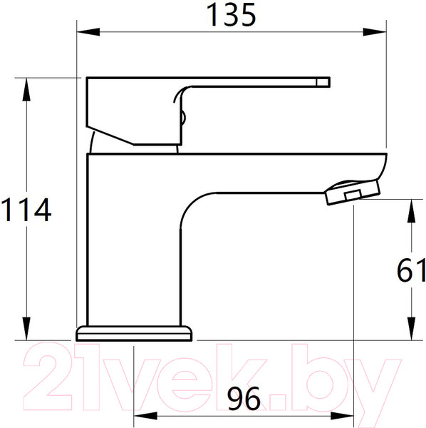 Изображение товара Смеситель Voda Drop DP26